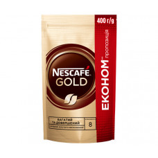 Кава Nescafe Gold розчинна  400 г
