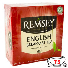 Чай чорний Remsey English Breakfast Tea 75 фільтр-пакетів