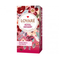 Квітковий чай Lovare Королівський Десерт у пакетиках 24 шт