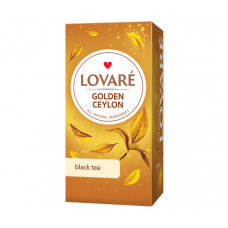 Чорний чай Lovare Цейлонський у пакетиках 24 шт