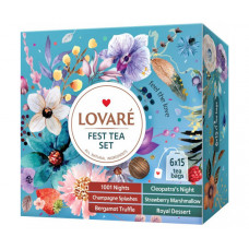 Колекція чаю Lovare Fest Tea Set у пакетиках 90 шт.